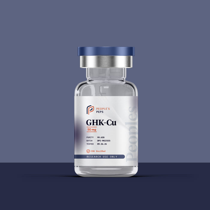 People's Peps GHK-Cu 50 mg research vial, research use only