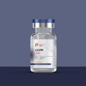 People's Peps GLOW 70 mg research vial, research use only